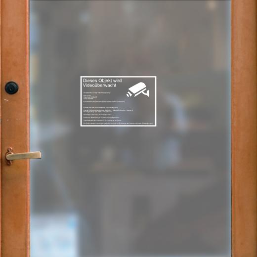 Öffnungszeiten Aufkleber selber gestalten