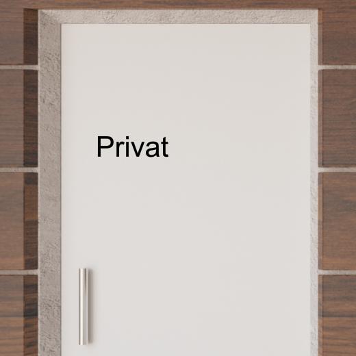 Türaufkleber selber gestalten