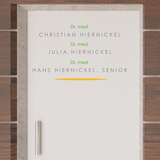 Türaufkleber selber gestalten