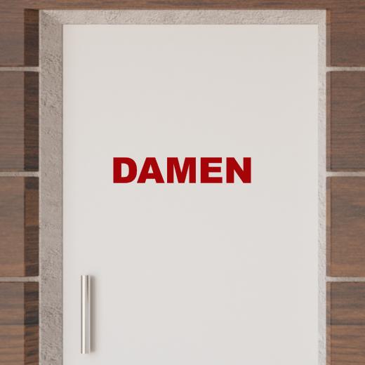 Türaufkleber selber gestalten