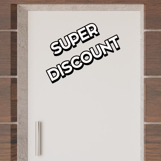 Türaufkleber selber gestalten