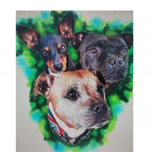 Aufkleber selber gestalten - Arbeitsfläche 50cm x 50cm