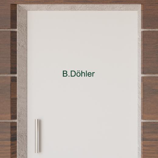 Türaufkleber selber gestalten