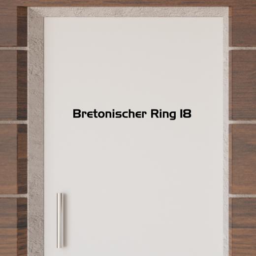 Türaufkleber selber gestalten