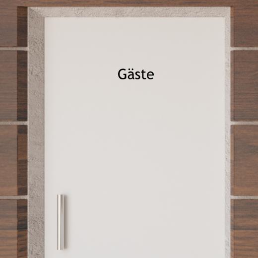 Türaufkleber selber gestalten