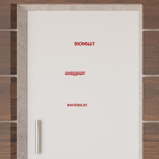 Türaufkleber selber gestalten