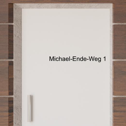 Türaufkleber selber gestalten