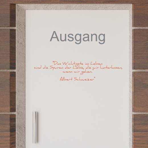 Türaufkleber selber gestalten