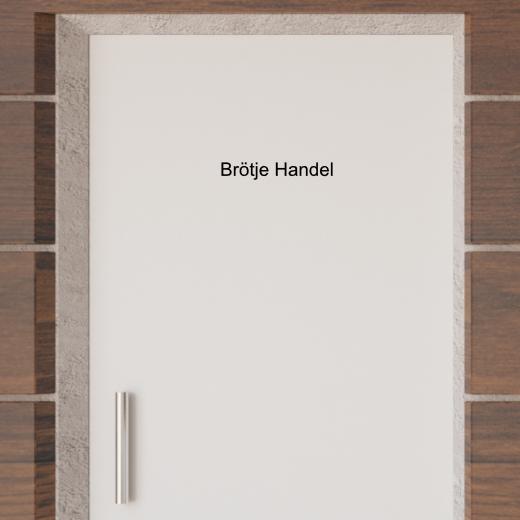 Türaufkleber selber gestalten