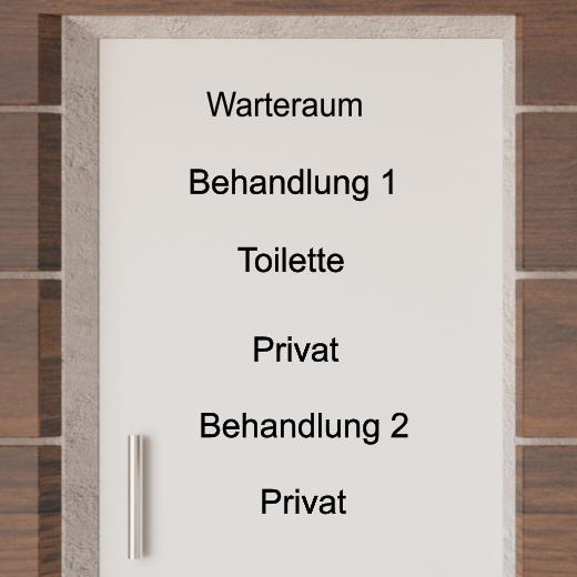 Türaufkleber selber gestalten