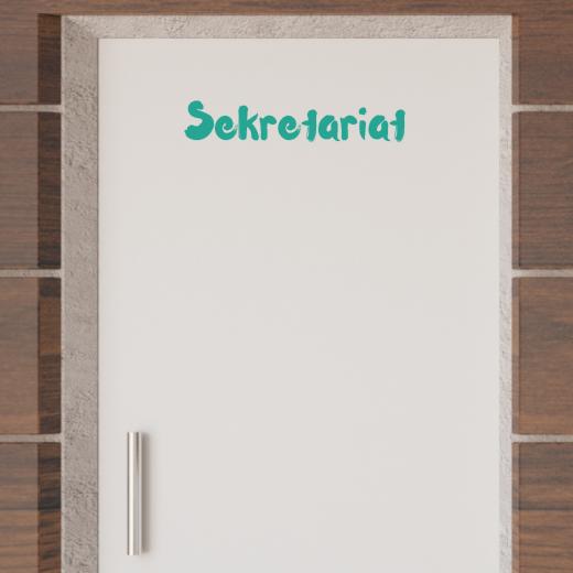 Türaufkleber selber gestalten