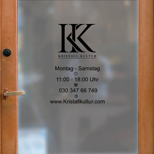 Öffnungszeiten Aufkleber selber gestalten