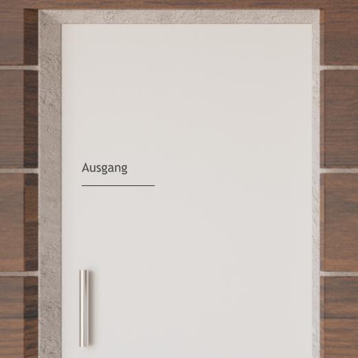 Türaufkleber selber gestalten