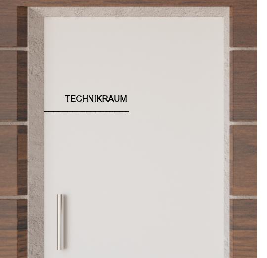 Türaufkleber selber gestalten