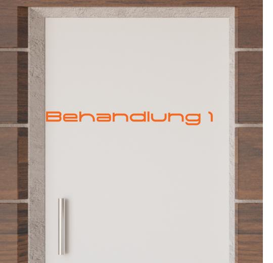 Türaufkleber selber gestalten