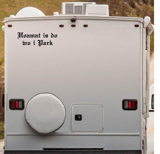 Wohnmobil Aufkleber selber gestalten