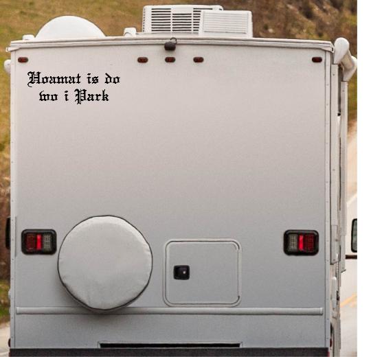 Wohnmobil Aufkleber selber gestalten