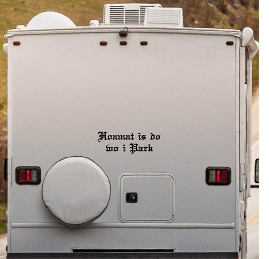 Wohnmobil Aufkleber selber gestalten