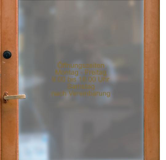 Öffnungszeiten Aufkleber selber gestalten