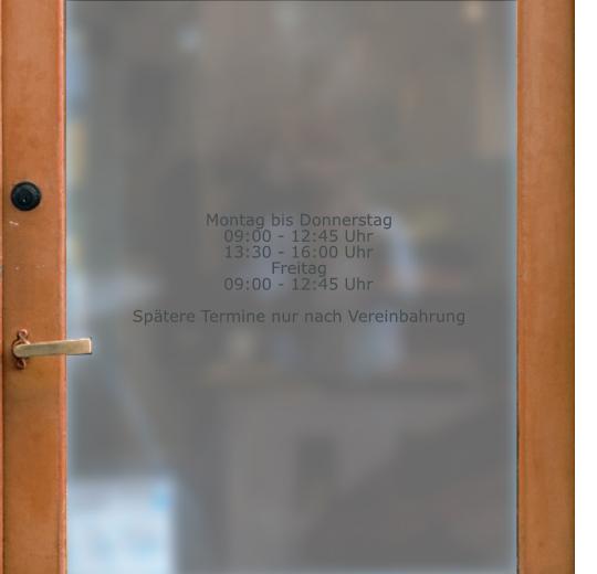 Öffnungszeiten Aufkleber selber gestalten