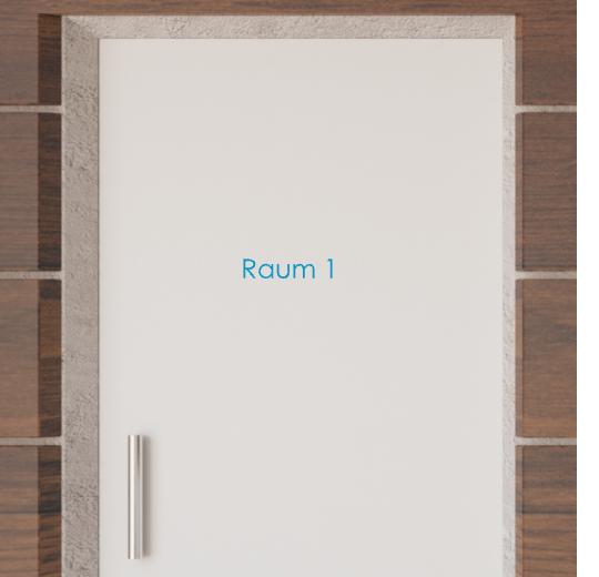 Türaufkleber selber gestalten