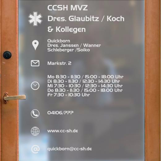 Öffnungszeiten Aufkleber selber gestalten