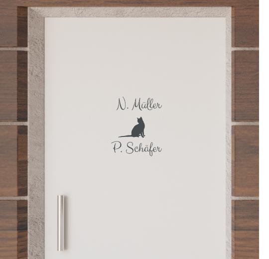 Türaufkleber selber gestalten