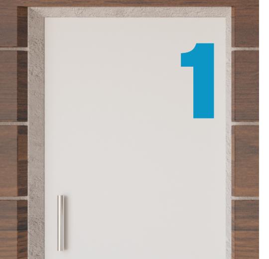 Türaufkleber selber gestalten