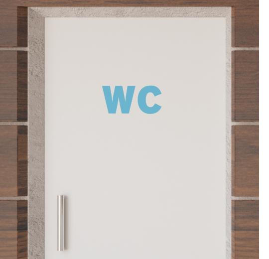 Türaufkleber selber gestalten