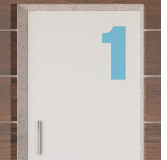 Türaufkleber selber gestalten