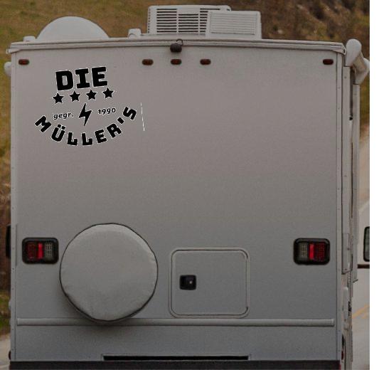 Wohnmobil Aufkleber selber gestalten