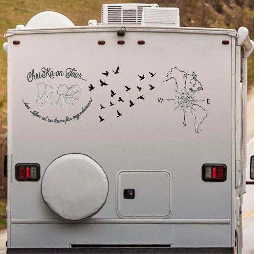 Wohnmobil Aufkleber selber gestalten