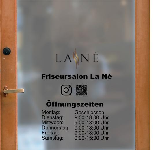 Öffnungszeiten Aufkleber selber gestalten
