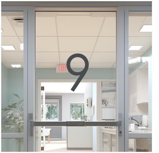 Glastüraufkleber selber gestalten