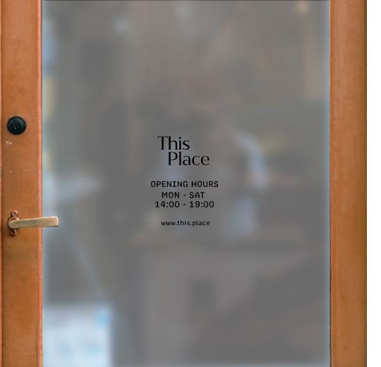 Öffnungszeiten Aufkleber selber gestalten