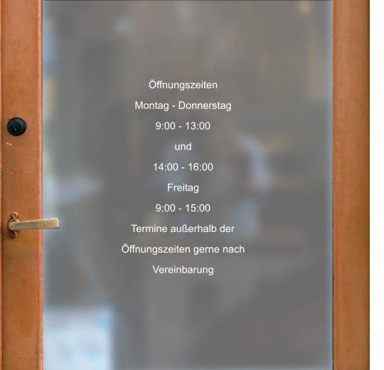 Öffnungszeiten Aufkleber selber gestalten