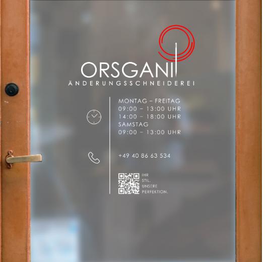 Öffnungszeiten Aufkleber selber gestalten