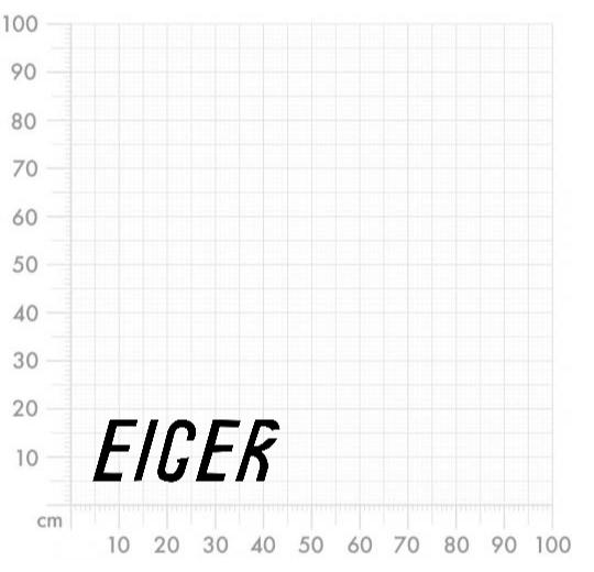Aufkleber selber gestalten - Arbeitsfläche 100cm x 100cm