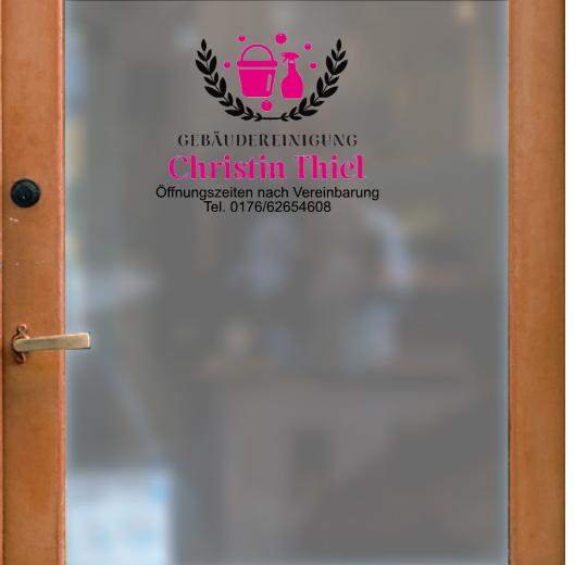 Öffnungszeiten Aufkleber selber gestalten