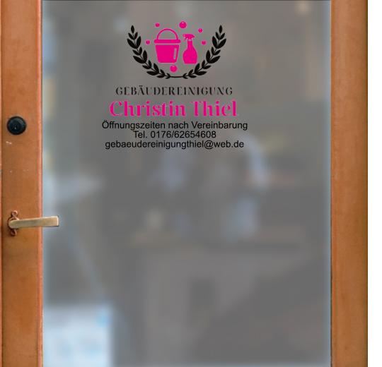 Öffnungszeiten Aufkleber selber gestalten