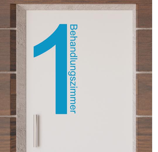 Türaufkleber selber gestalten