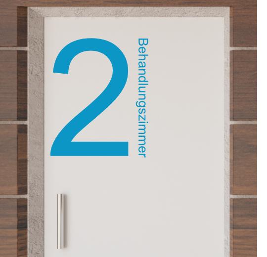 Türaufkleber selber gestalten