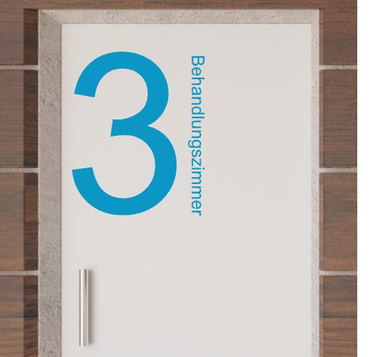 Türaufkleber selber gestalten