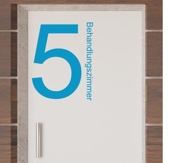 Türaufkleber selber gestalten