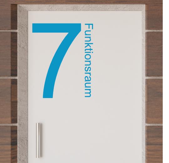 Türaufkleber selber gestalten