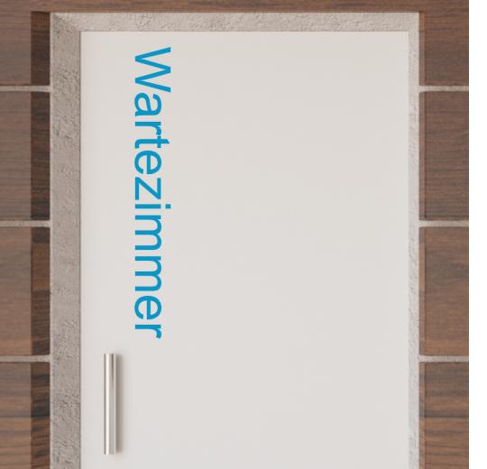 Türaufkleber selber gestalten