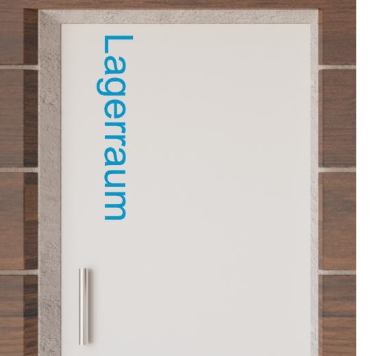 Türaufkleber selber gestalten