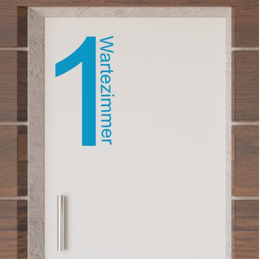 Türaufkleber selber gestalten