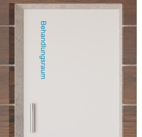 Türaufkleber selber gestalten