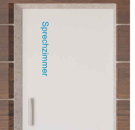 Türaufkleber selber gestalten